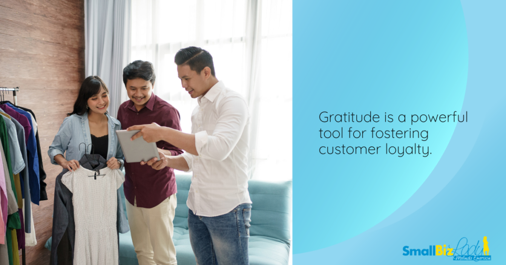 Value of Gratitude customer loyalty