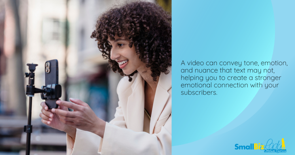 8 Video Marketing Ideas to Build Better Relationships video newsletter