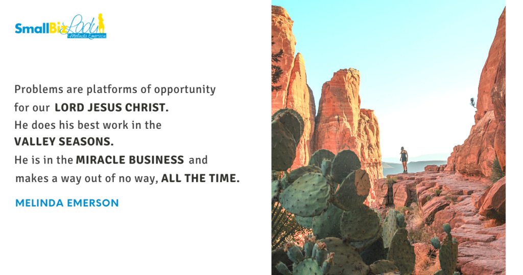 bible verses Problems are platforms of opportunity for our Lord Jesus Christ image