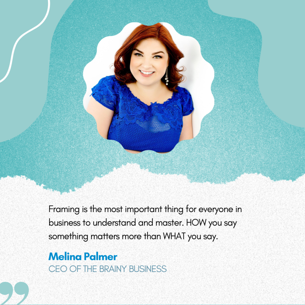 Melina Palmer podcast quote image